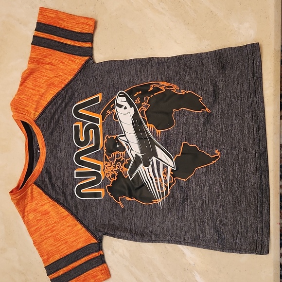 Jumping beans active orange and Gray nasa t-shirt size 6 T - Picture 1 of 9